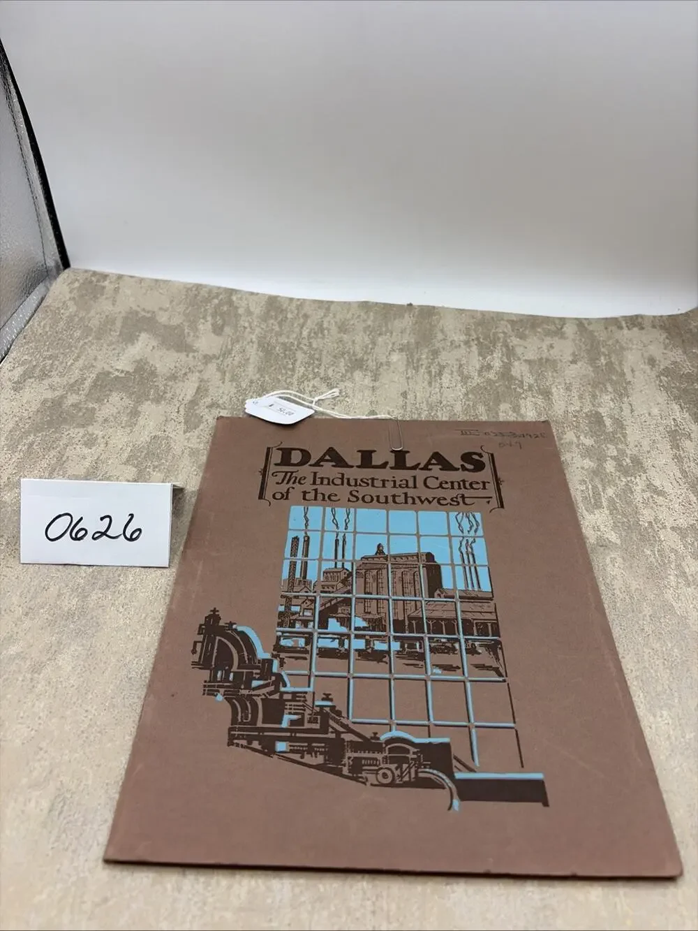 Vtg Pamphlet Dallas Industrial Ctr Of The SW Featuring Dallas Copyright 1928